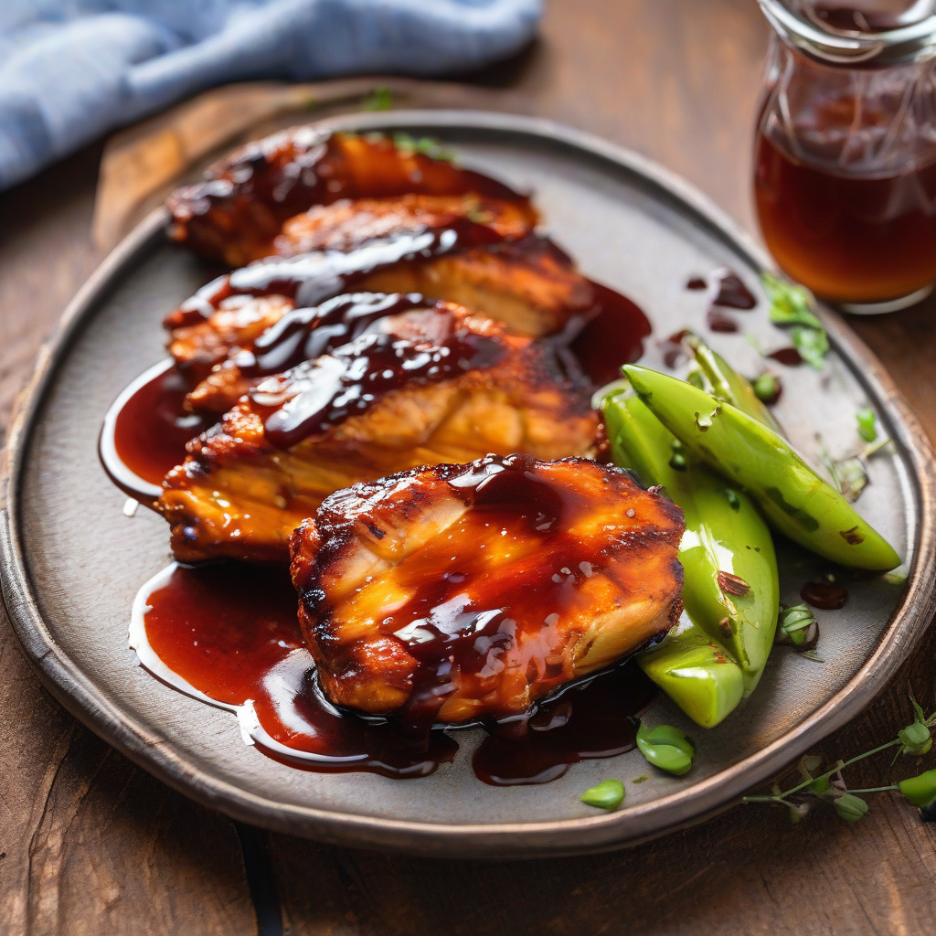 Crispy BBQ Chicken Tenderloin with Honey-Glaze