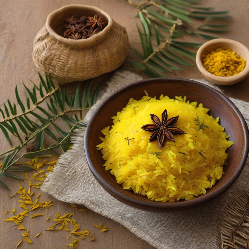 Yellow Rice Pakistani Arabic Yellow Rice Recipe: Fragrant and Colorful Side Dish Delight