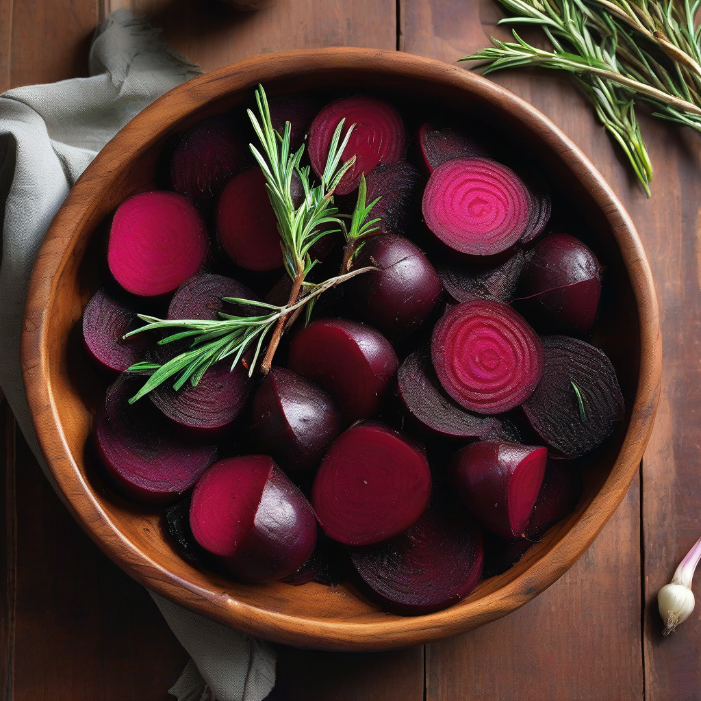 Italian Ringed Beetroot Italian Beet Recipe: Roasted Sweetness with Herb Infusion