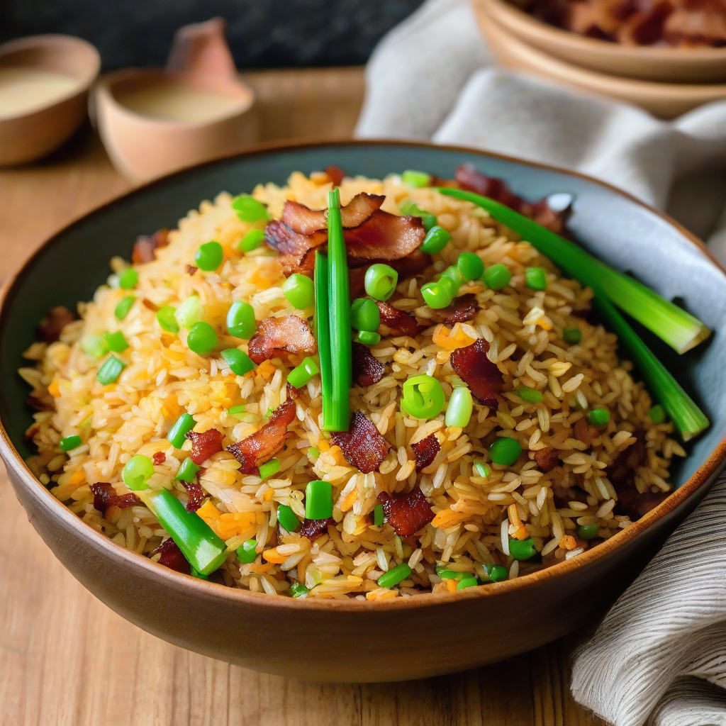 Beef Bacon Rice Recipe for Bacon Fried Rice: Quick and Flavor-Packed Weeknight Meal