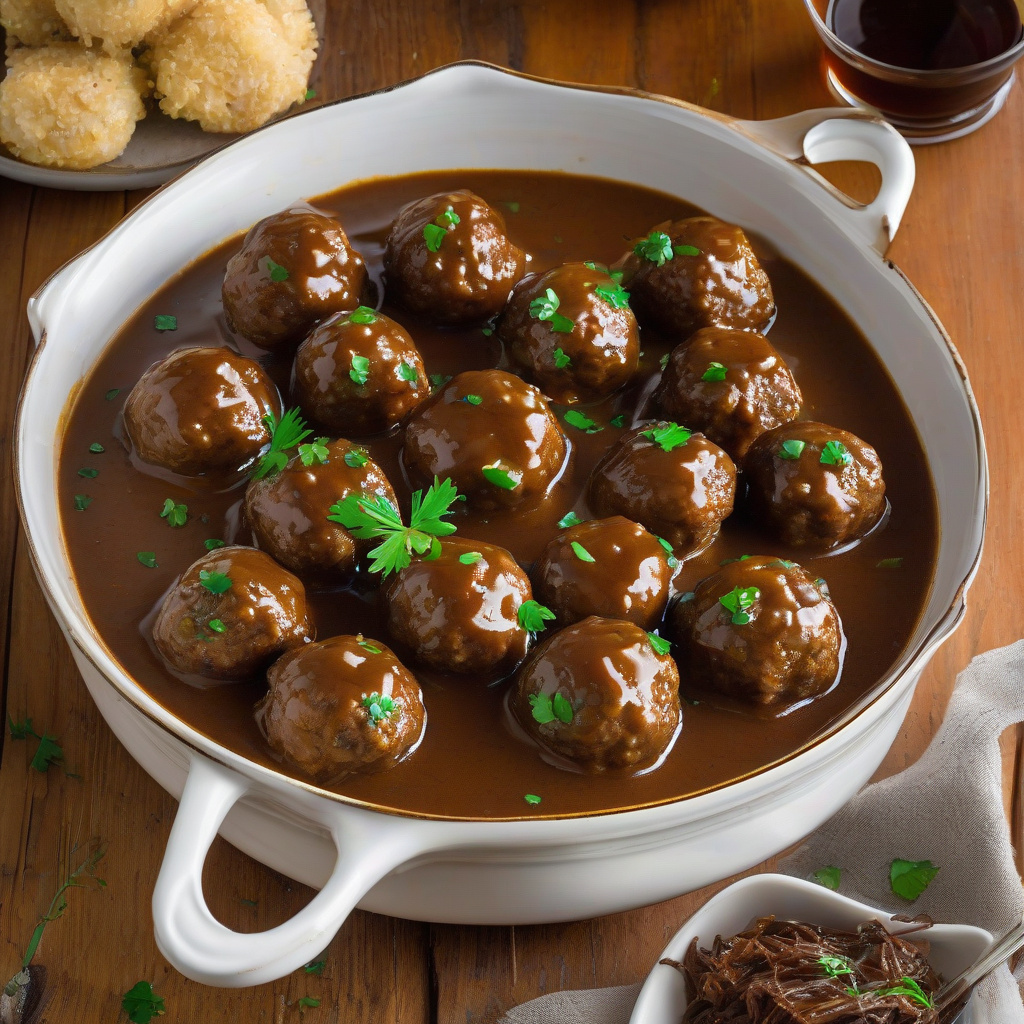 Meatballs in Gravy Recipe: Hearty Comfort Food in 30 Minutes - Drool ...