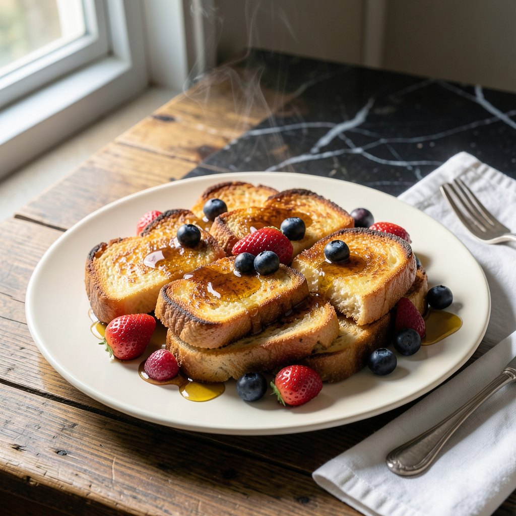 Baked French Toast Recipe: Golden Brown Breakfast Perfection - Drool ...