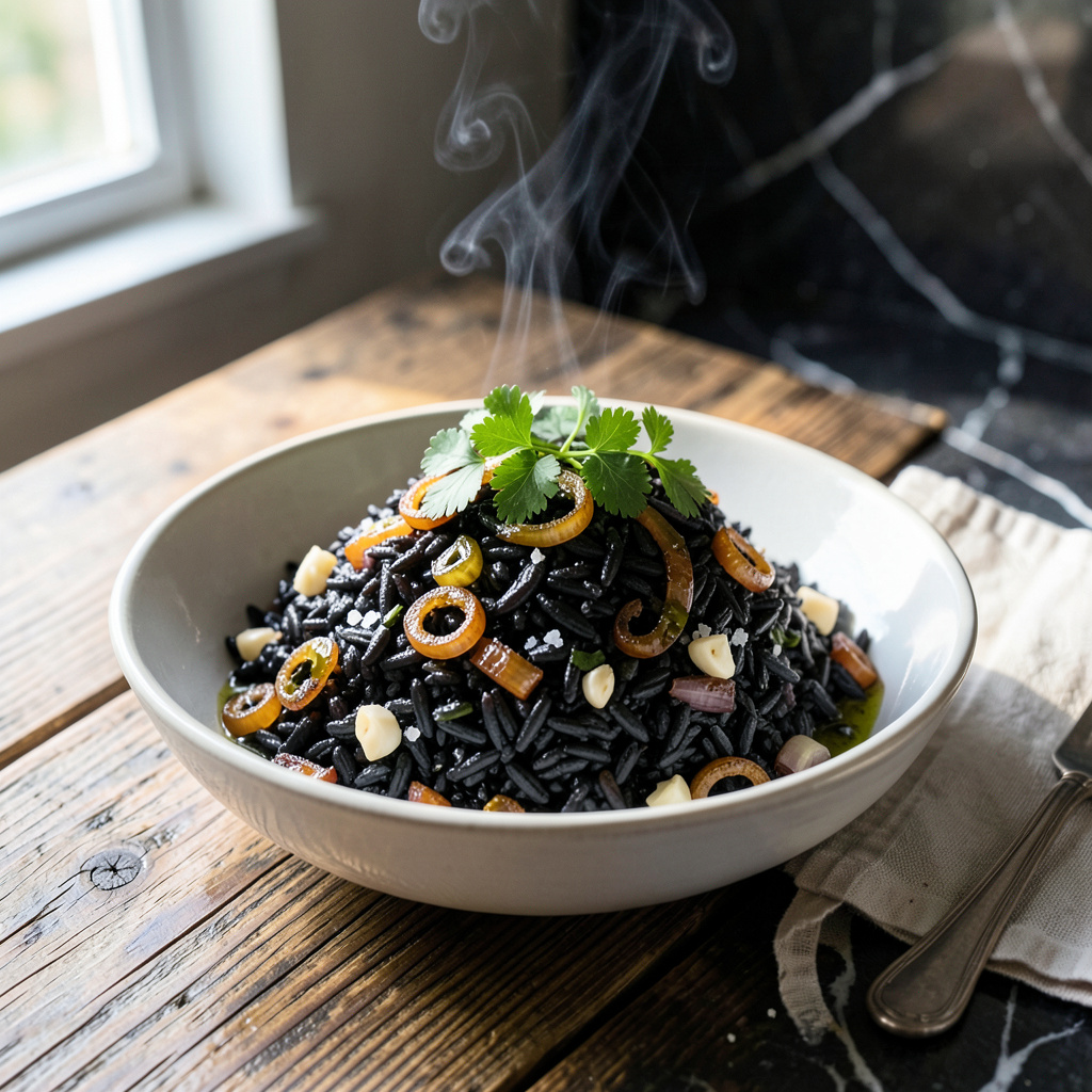 Balsamic Black Rice Black Rice Recipe: Nutty and Aromatic Side Dish Perfection