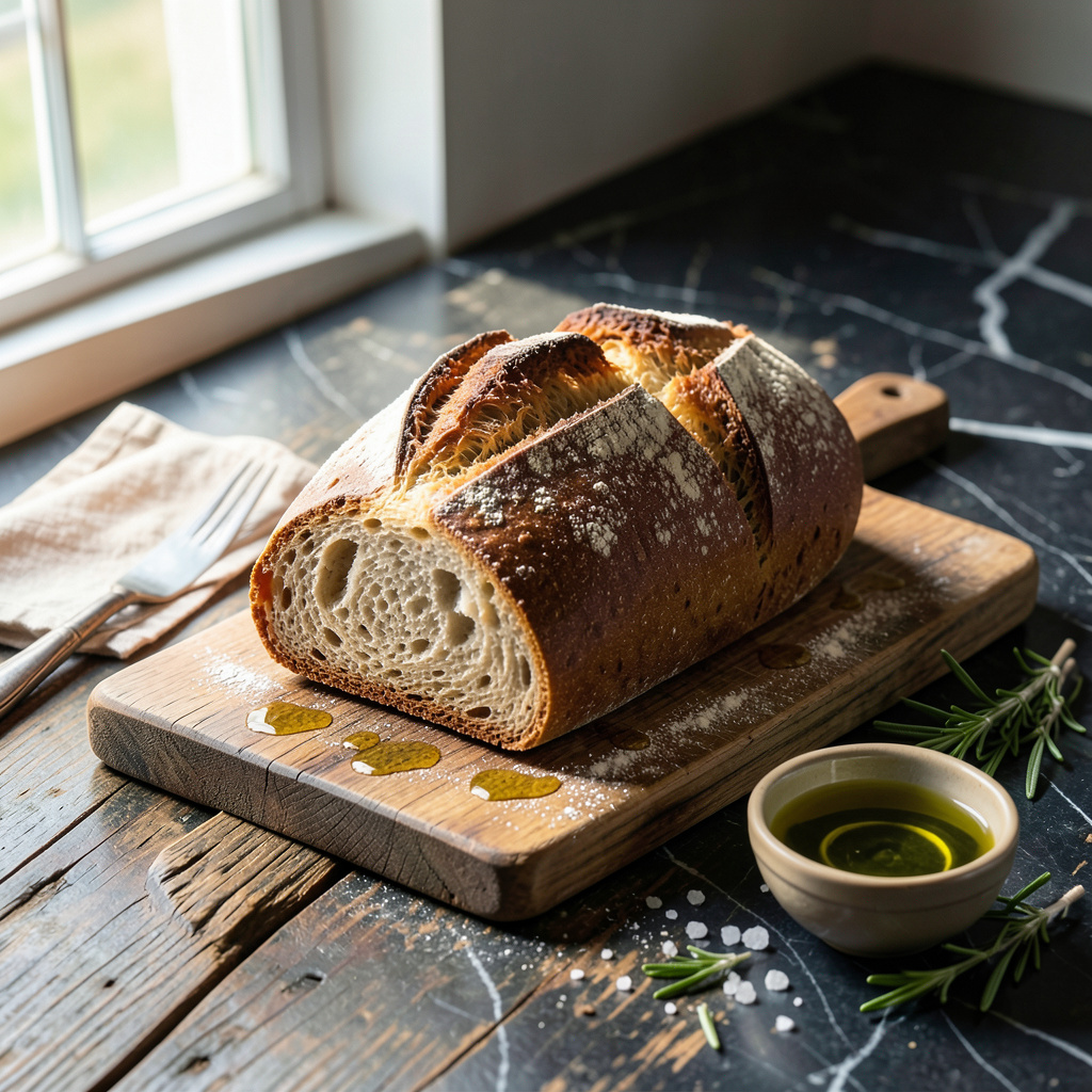 Homemade Bread Recipe: No-Knead Artisan Loaf With Golden Crust - Drool ...