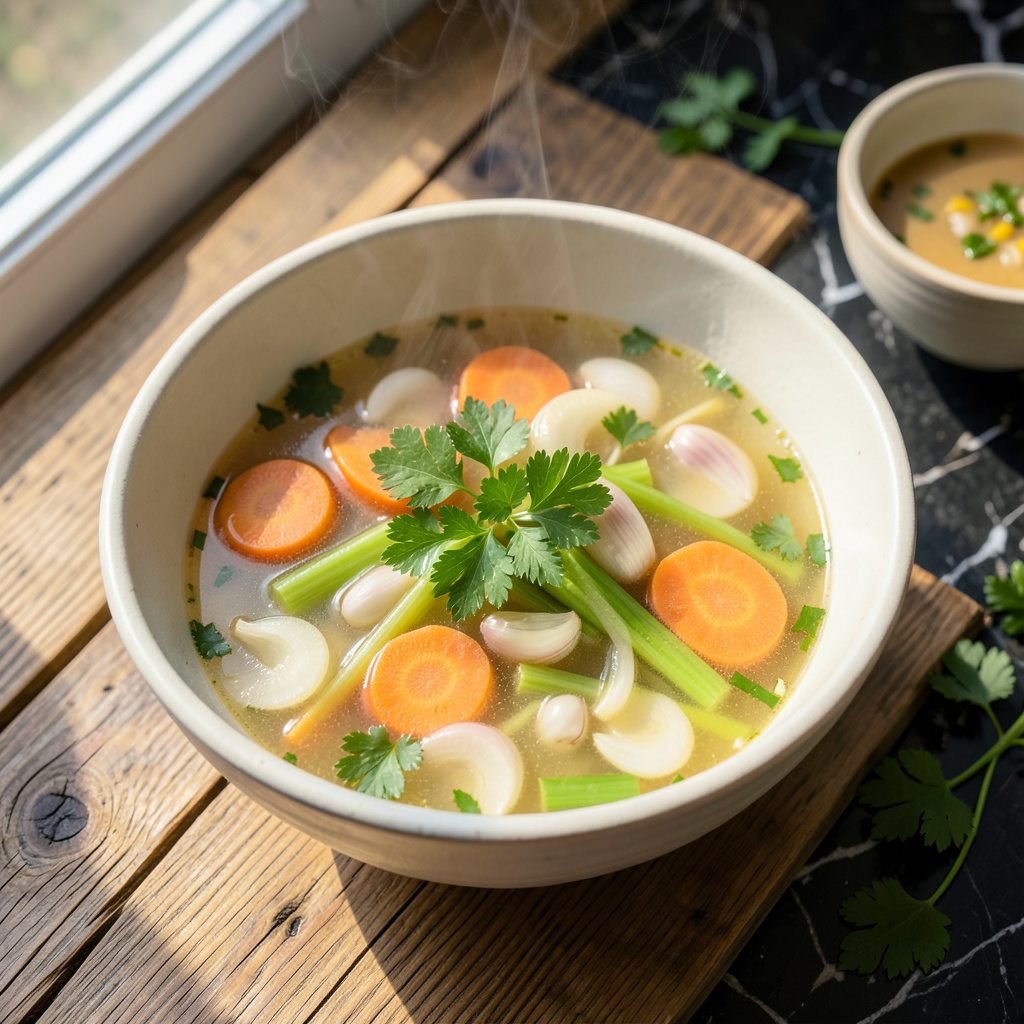 Clear Soup Examples Easy Clear Soup Recipe: Refreshing Broth with Simple Perfection - Drool ...