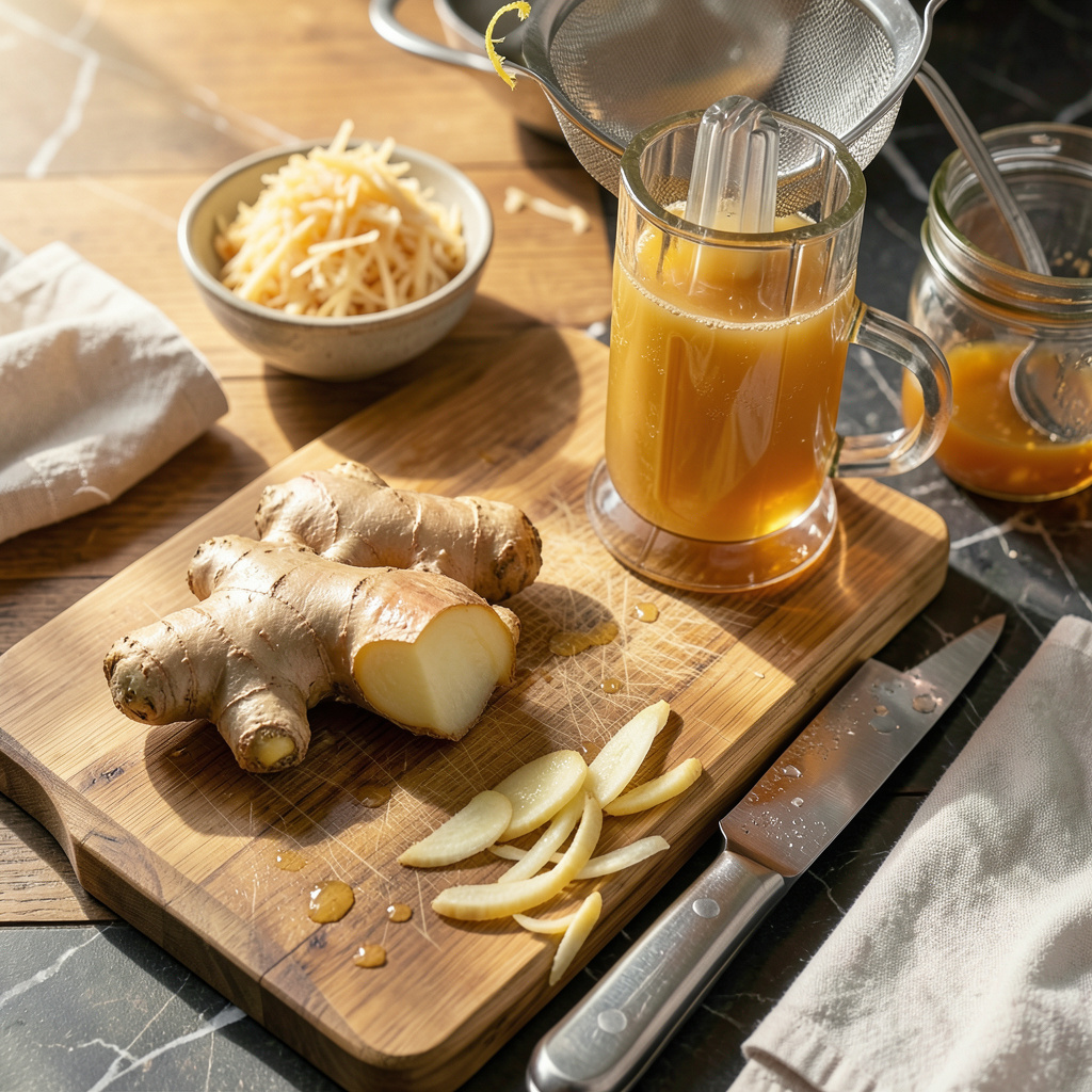 Ginger Juice Recipe: Potent, Fresh Concentrate for Any Dish