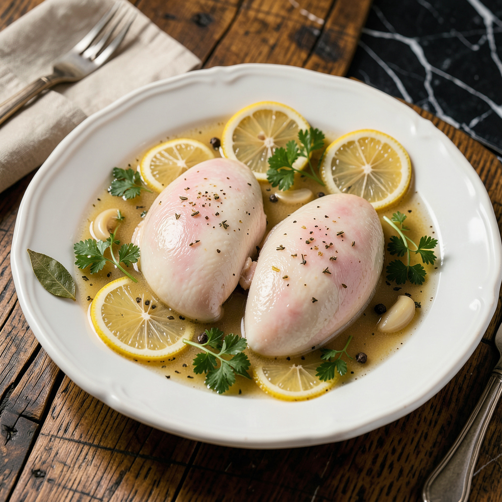 Poached Chicken Recipe: Juicy and Tender Every Time - Drool Recipes