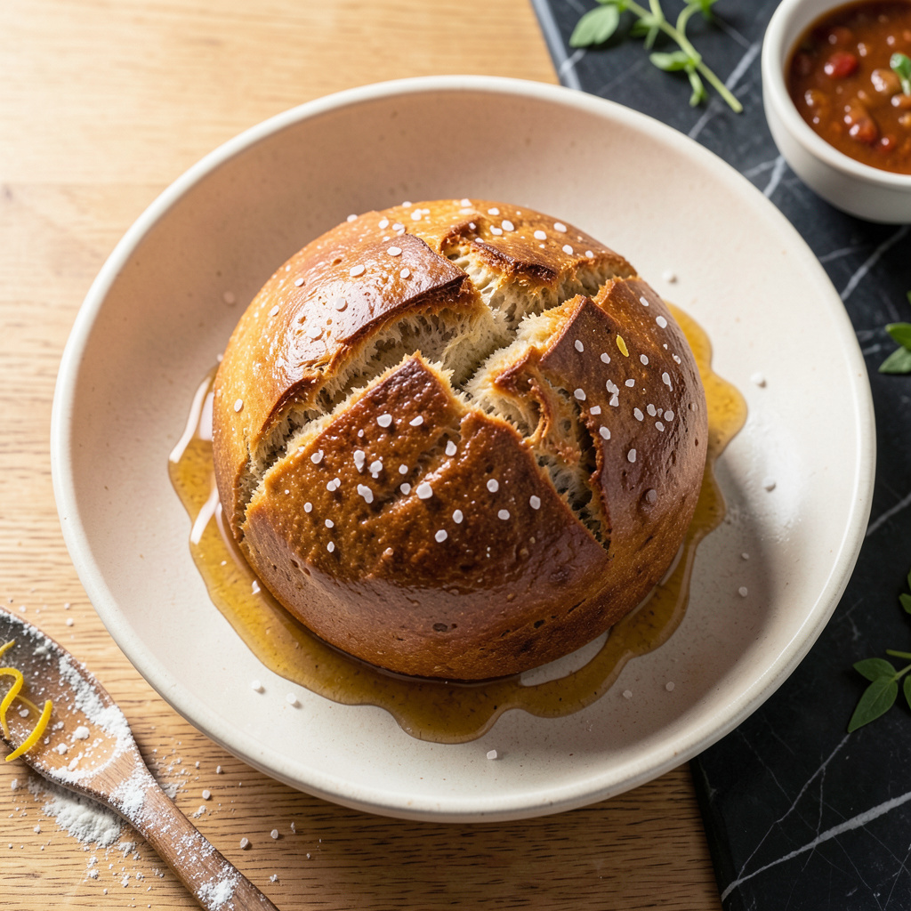 Ref Bread 5 Ingredient Bread Recipe With Honey and Yeast: No-Knead Golden Loaf in ...