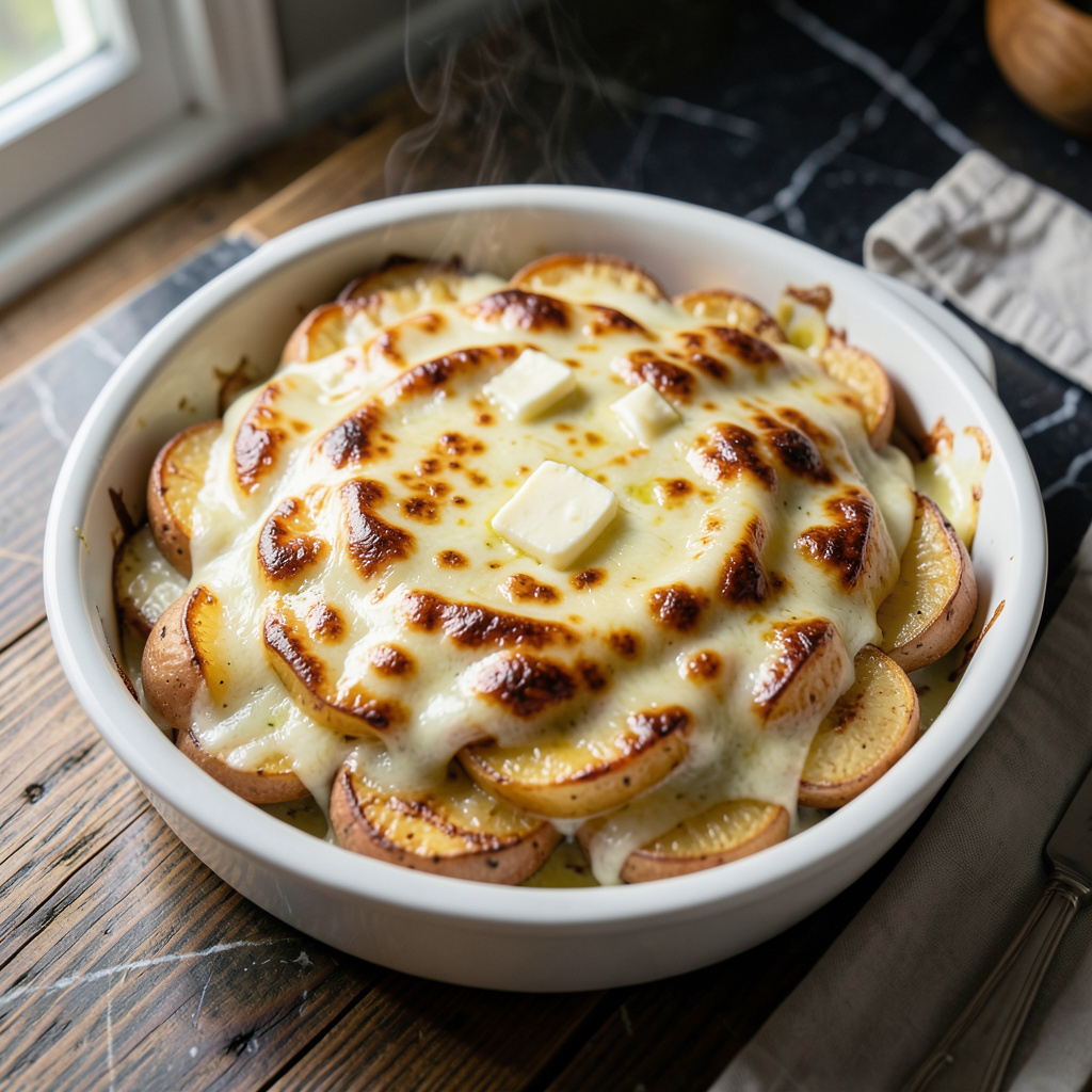 Cheesy Example Cheesy Potato Recipe With Fresh Potatoes: Ultra Creamy Bake With Garden ...