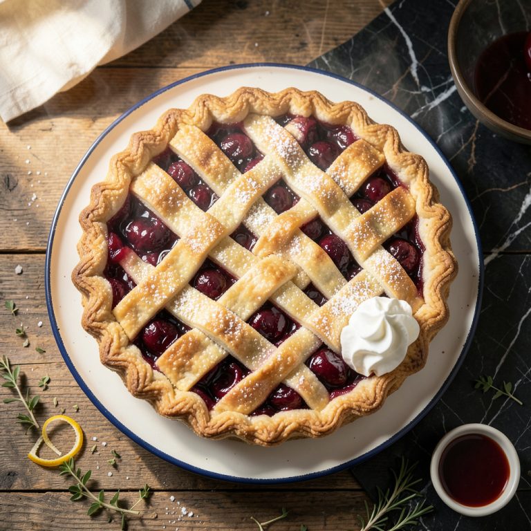 Cherry Pie Recipe Using Canned Cherries Filling: Flaky Crust With ...