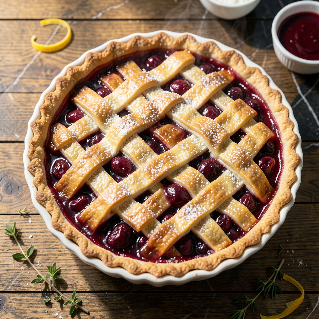 Cherry Pie Recipe With Canned Cherry Pie Filling: Flaky Crust with ...