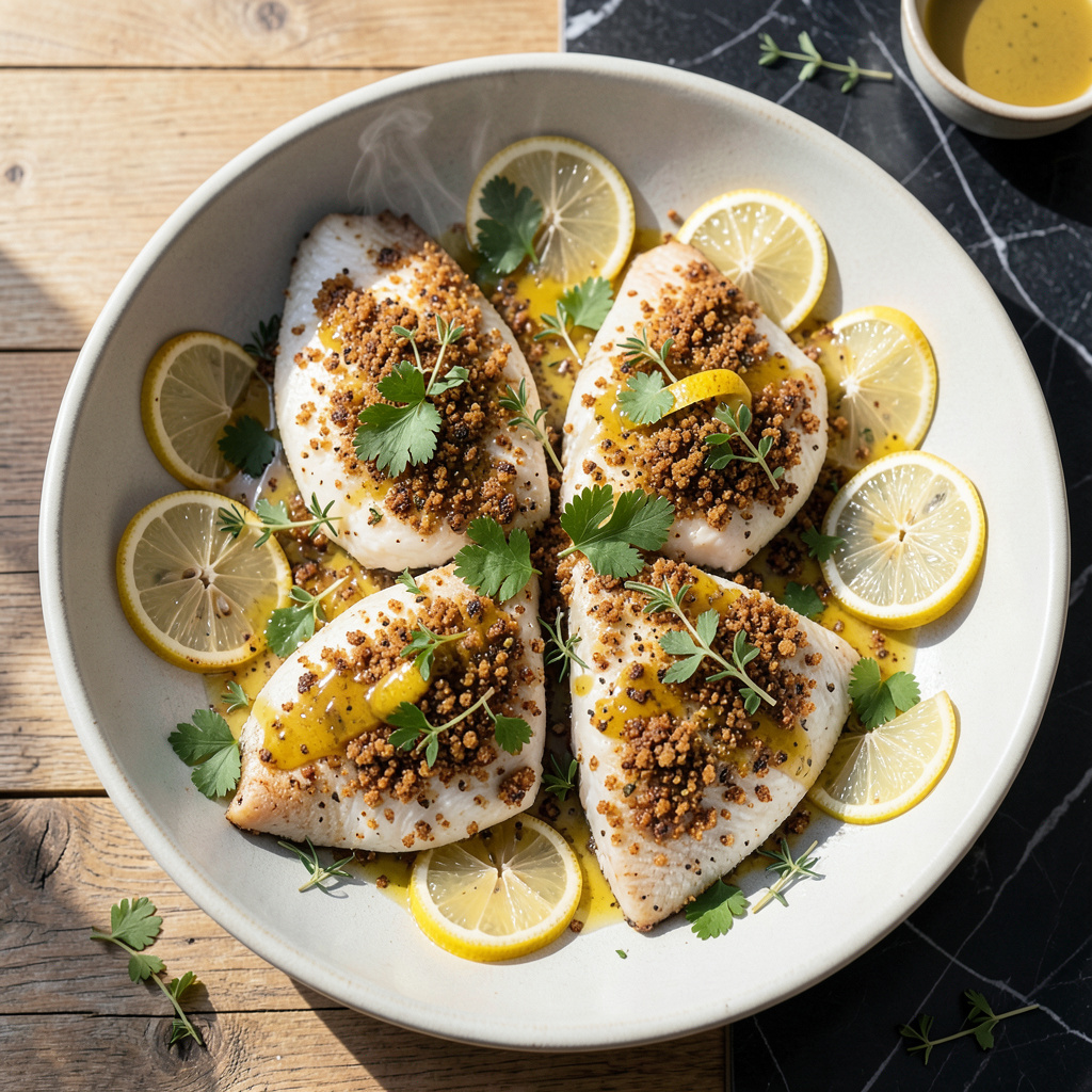 Flaky Fish Filet Recipe For Baked Red Snapper Fish: Flaky White Fillets With Lemon-Herb ...