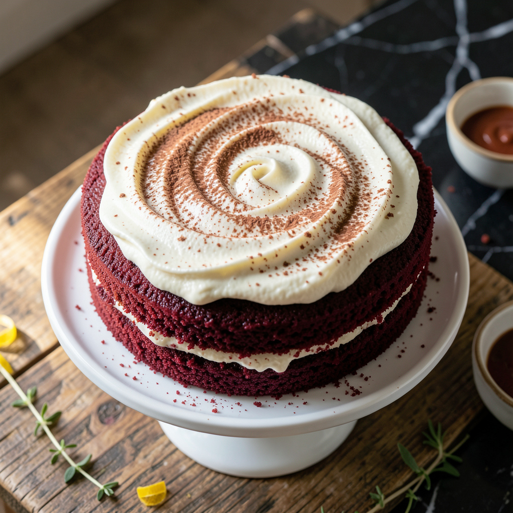 Red Velvet Cake Recipe Using Cake Mix: Moist Layers With Cream Cheese ...
