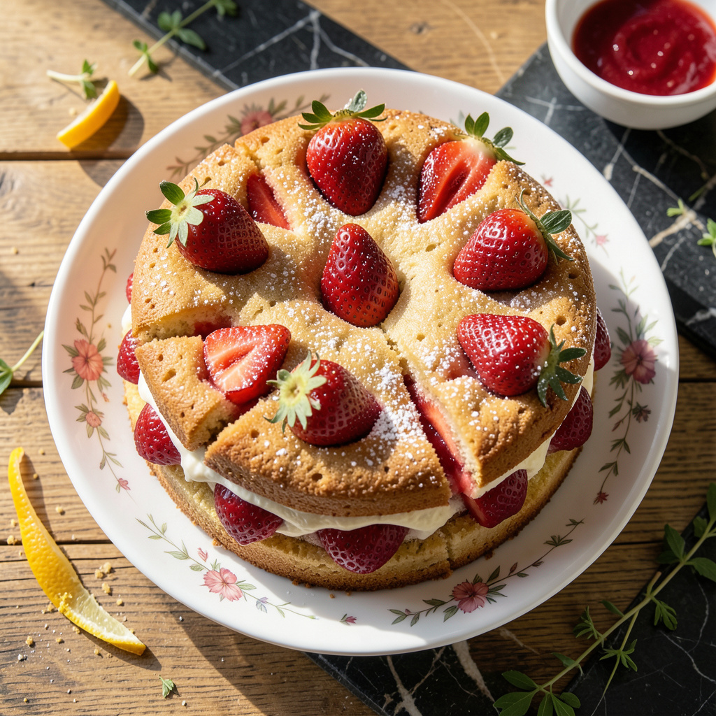 Strawberry Cake Recipe From Scratch With Fresh Strawberries: Triple ...